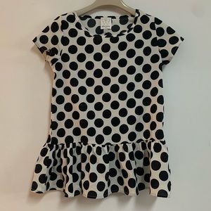 Ella Moss Polka Dot Tunic Blouse